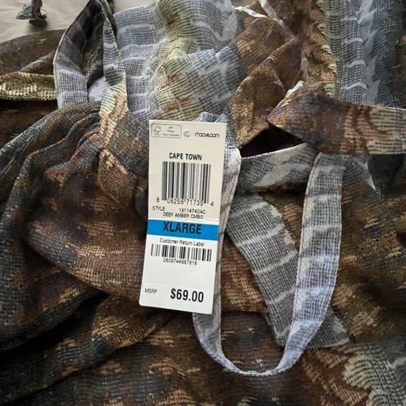 Bar 111 Boho Long Lightweight Halter Summer Dress Size XL Retail $69.00 - Picture 12 of 13